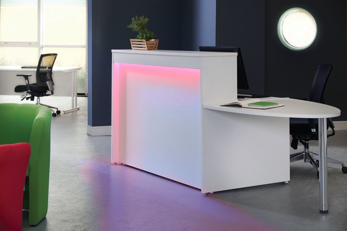 Reception Desk Pink